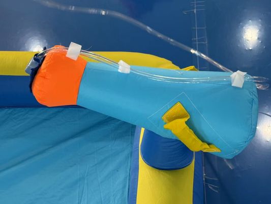 البوليستر أكسفورد المضغوطة الزرقاء والبرتقالية المياه المنزلية للأطفال حديقة المرح