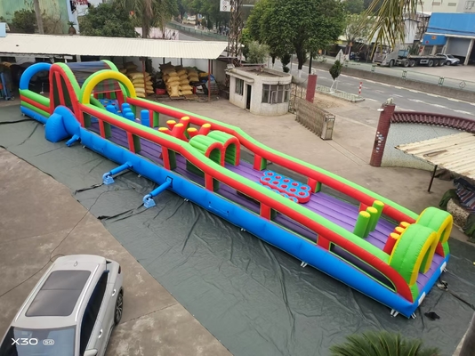 قوس قزح - هيد حيوية مسار العقبات القابل للنفخ للترفيه